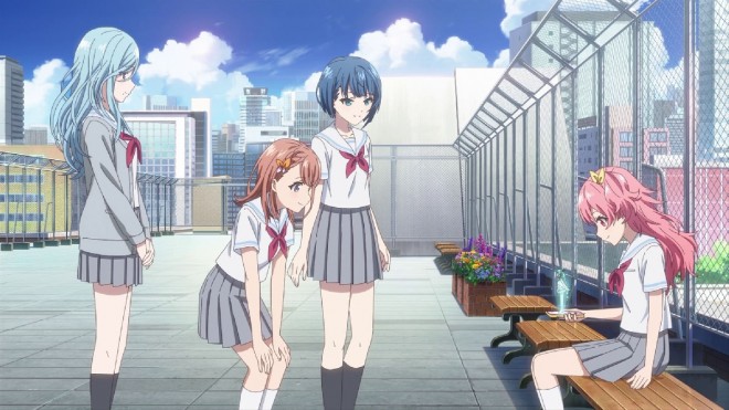 Members of MORE MORE JUMP! from “Colorful Stage! The Movie: A Miku Who Can't Sing”