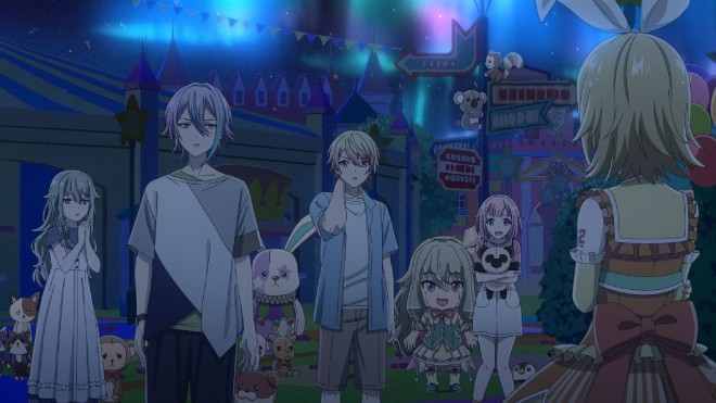 Members of Wonderlands×Showtime from the Stage World from “Colorful Stage! The Movie: A Miku Who Can't Sing”