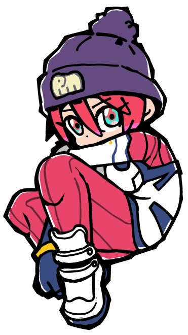 Illustration of Amate Yuzuriha (Machu) from Gundam GQuuuuuuX by Bkub Okawa, as shared on his official X account.