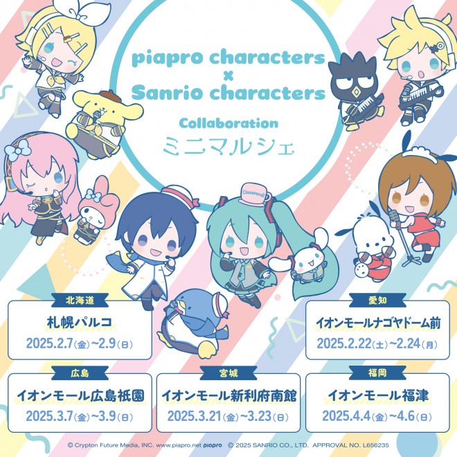 Hatsune Miku × Cinnamoroll & Piapro Characters × Sanrio Characters POP UP Shop