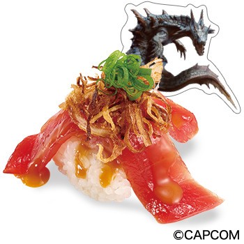 Monster Hunter: Maguro Sushi with Collab Pick
