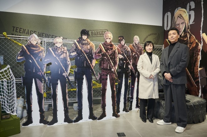 A glimpse inside the "Teenage Mercenary" pop-up store