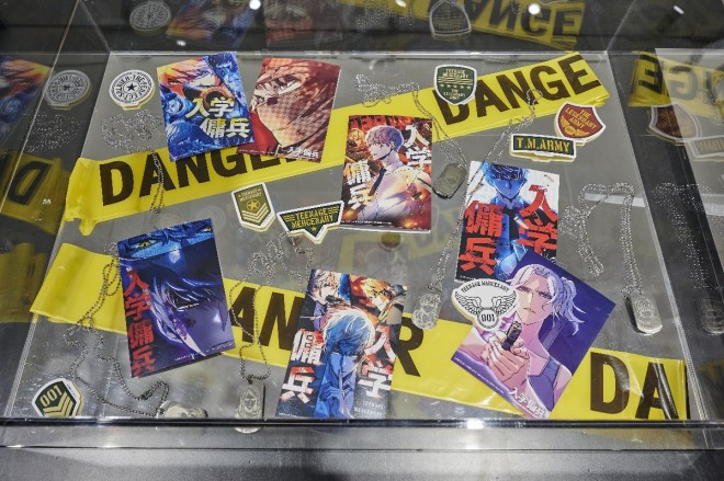 A glimpse inside the "Teenage Mercenary" pop-up store