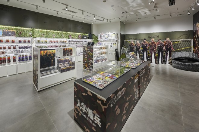 A glimpse inside the "Teenage Mercenary" pop-up store