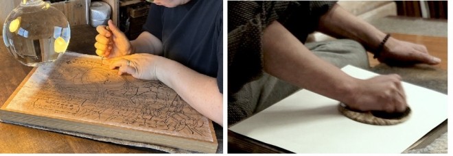 The making of Fate/Grand Order Ukiyo-e Woodblock Print