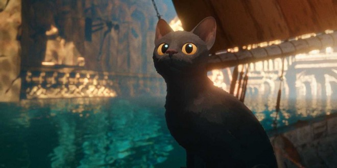 The protagonist cat embarks on an epic journey with its animal companions in ‘Flow’