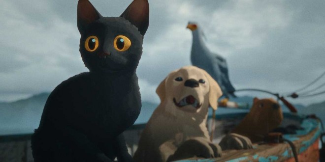 The protagonist cat embarks on an epic journey with its animal companions in ‘Flow’