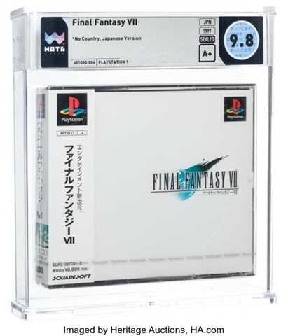 PlayStation ‘Final Fantasy VII’ Original Version Wata 9.8 A+ (Sealed)