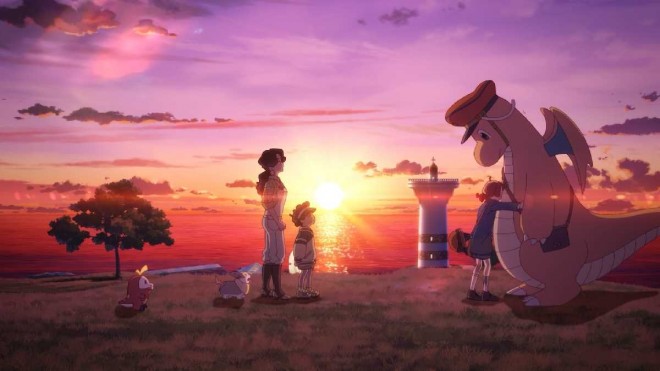 Scene preview from the new Pokémon anime ‘Dragonite and the Mailman’