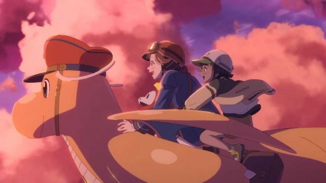 Scene preview from the new Pokémon anime ‘Dragonite and the Mailman’