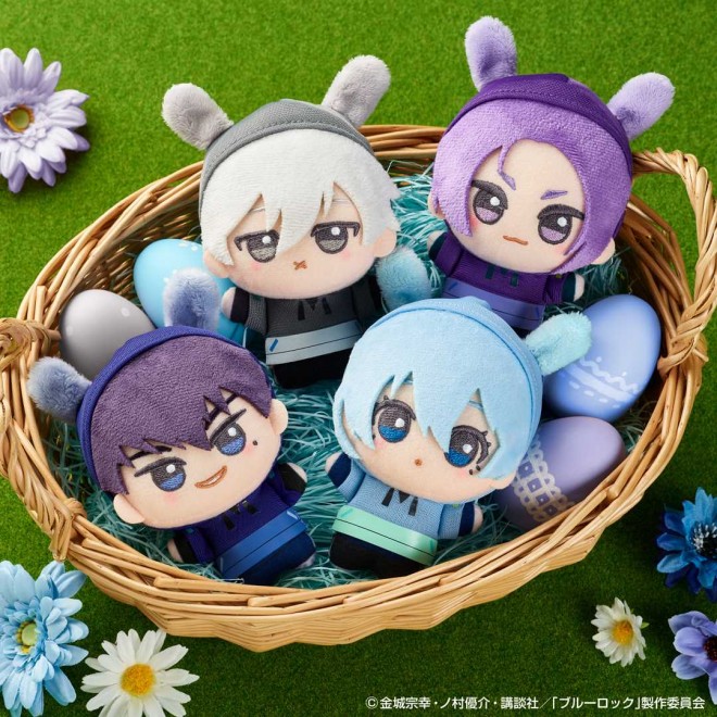 ‘Blue Lock’ Mini Clear Pouch with Carabiner – Namco Campaign Casual Bunny