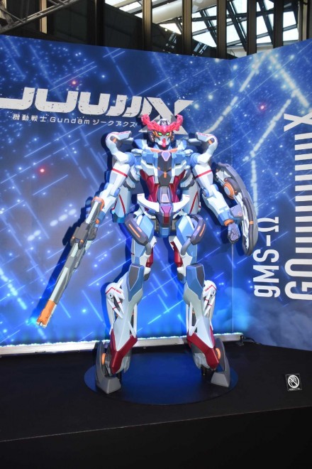GQuuuuuuX statue on display at GUNDAM NEXT FUTURE FINAL in TOKYO