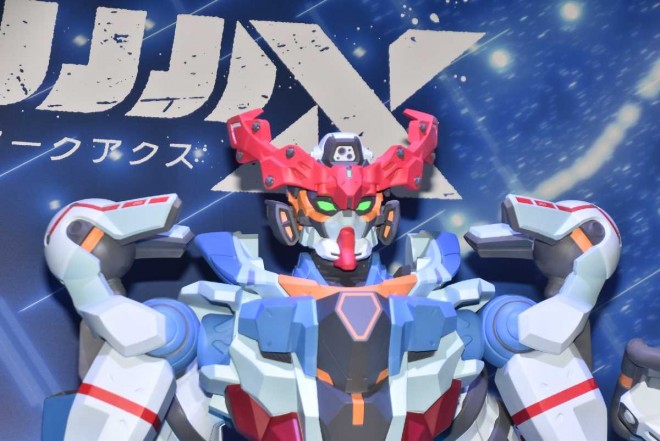 GQuuuuuuX statue on display at GUNDAM NEXT FUTURE FINAL in TOKYO