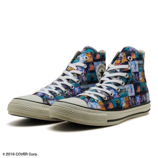 Hoshimachi Suisei x Converse collaboration sneakers