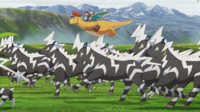 Scene preview from the new Pokémon anime ‘Dragonite and the Mailman’