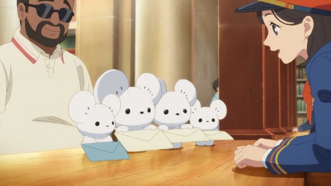 Scene preview from the new Pokémon anime ‘Dragonite and the Mailman’