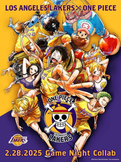 Los Angeles Lakers "ONE PIECE" Limited Edition Poster