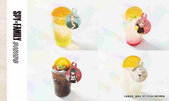 SPY×FAMILY food booth menu