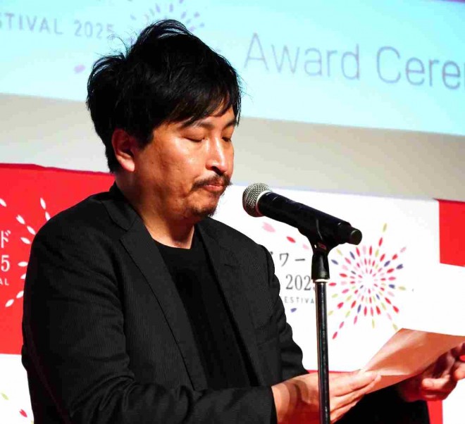 TAAF 2025: Avex Animation Labels’ Kazuto Matsumura reading Kiyotaka Oshiyama’s message