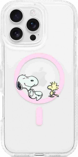Tech21 FlexQuartz for iPhone 16 (MagSafe) – Snoopy Cherry Blossom