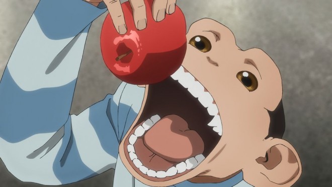 Scene cut from The Darwin Incident anime