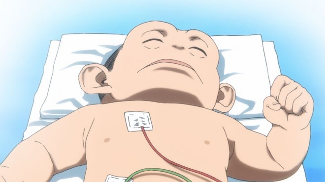 Scene cut from The Darwin Incident anime