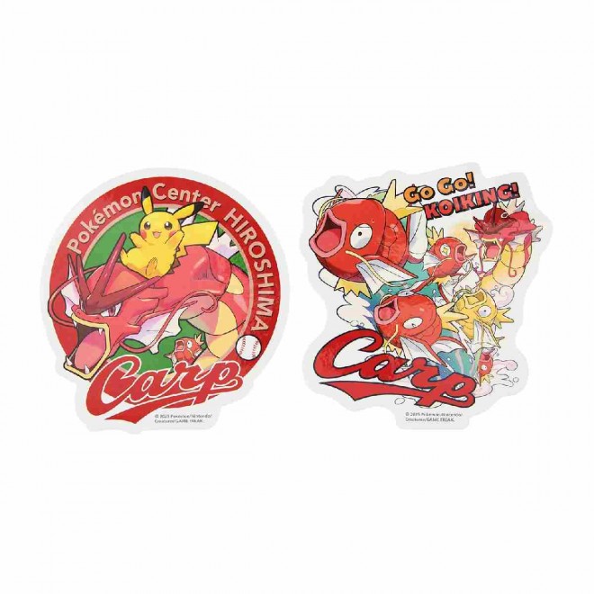 Carp x Pokémon Center Hiroshima Sticker Set – ¥660