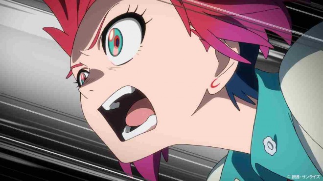 Scene cut from Mobile Suit Gundam GQuuuuuuX