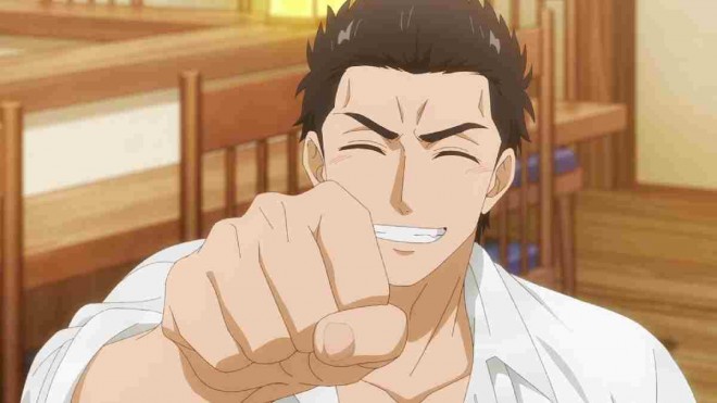 Scene cut from the TV anime Welcome to the Outcast's Restaurant!