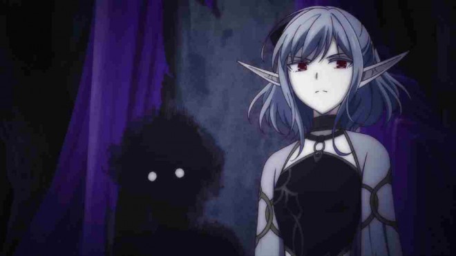 Scene cut from the TV anime Apocalypse Bringer Mynoghra: World Conquest Starts with the Civilization of Ruin