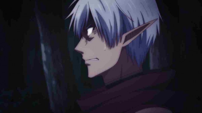 Scene cut from the TV anime Apocalypse Bringer Mynoghra: World Conquest Starts with the Civilization of Ruin