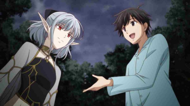 Scene cut from the TV anime Apocalypse Bringer Mynoghra: World Conquest Starts with the Civilization of Ruin