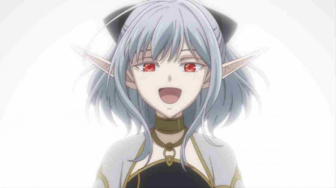 Scene cut from the TV anime Apocalypse Bringer Mynoghra: World Conquest Starts with the Civilization of Ruin