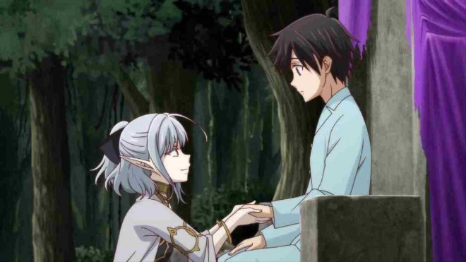 Scene cut from the TV anime Apocalypse Bringer Mynoghra: World Conquest Starts with the Civilization of Ruin