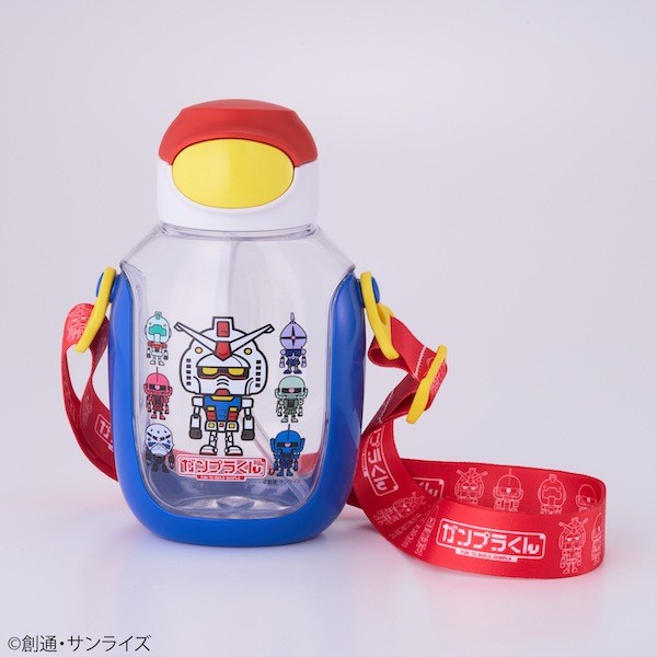Gunpla-kun One-Push Straw Bottle – 2,750 yen (tax included)