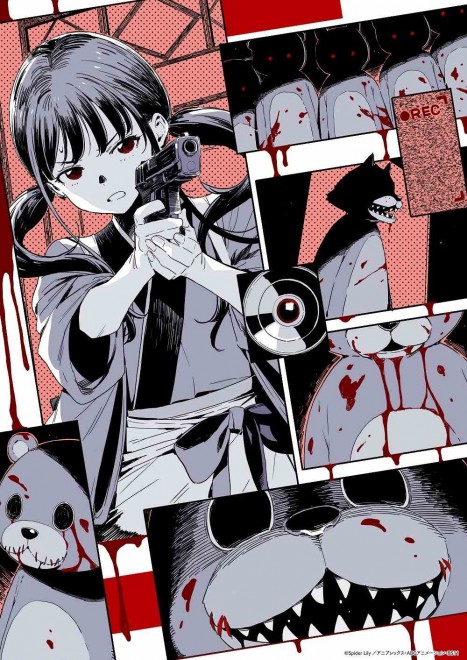 Key visuals from each episode of Lycoris Recoil: Friends are thieves of time. illustrate everyday life at Café LycoReco