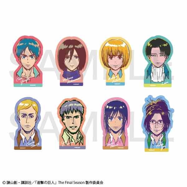 TV Anime "Attack on Titan" POP UP SHOP by WIT STUDIO Art make Sticker Set