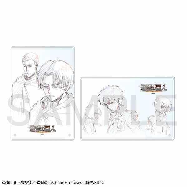 TV Anime "Attack on Titan" POP UP SHOP by WIT STUDIO Key:prime Acrylic Panels