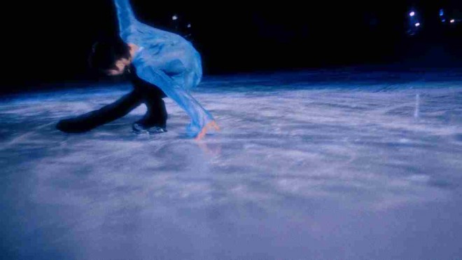 Yuzuru Hanyu skating scene from the music video