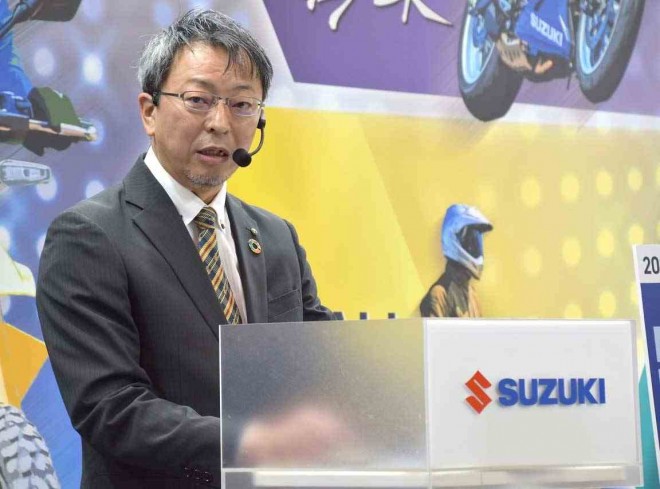 Tsuyoshi Tanaka, General Manager of Suzuki Motorcycle Division