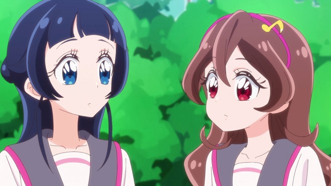 Scene from You and Idol Pretty Cure