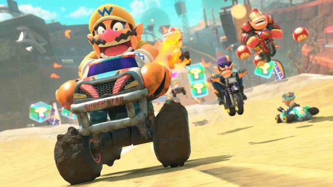 The newly announced "Mario Kart World" for Nintendo Switch 2