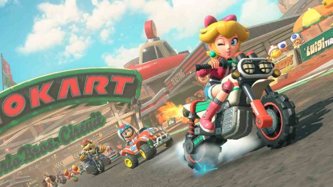 The newly announced "Mario Kart World" for Nintendo Switch 2