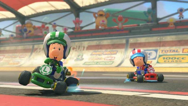 The newly announced "Mario Kart World" for Nintendo Switch 2