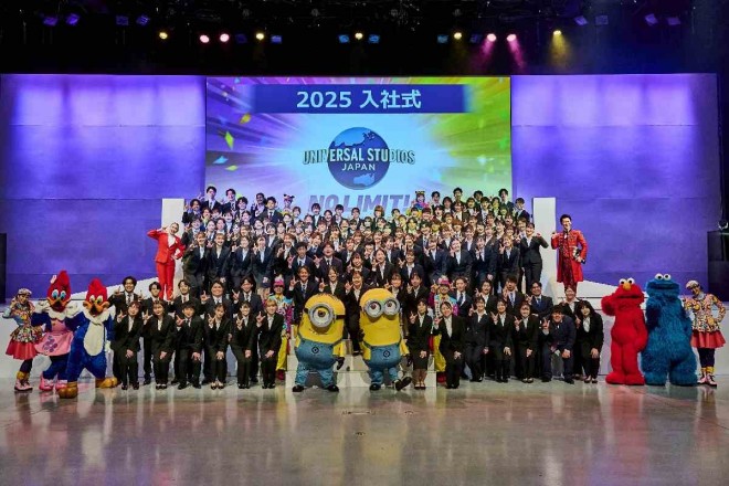 Universal Studios Japan’s lively 2025 Welcoming Ceremony
