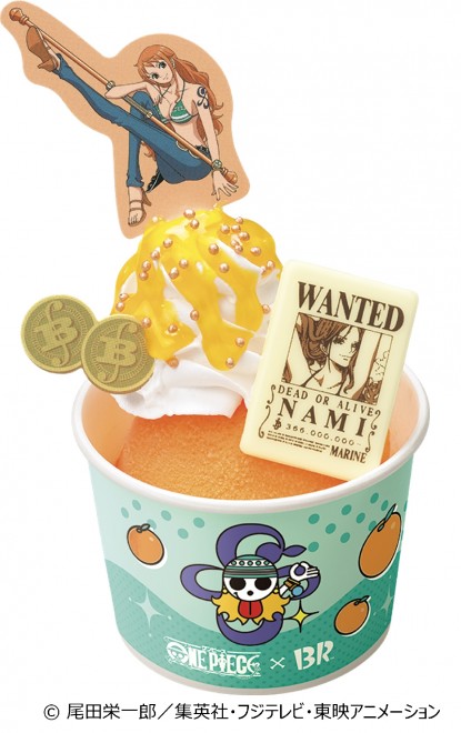 ONE PIECE and Baskin-Robbins join forces for the first time with exclusive ice cream flavors and character-themed sundaes