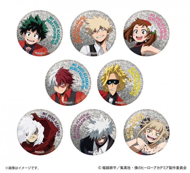 Exclusive goods for My Hero Academia's “Hero × Villain Festival” revealed—featuring newly drawn illustrations of eight major characters