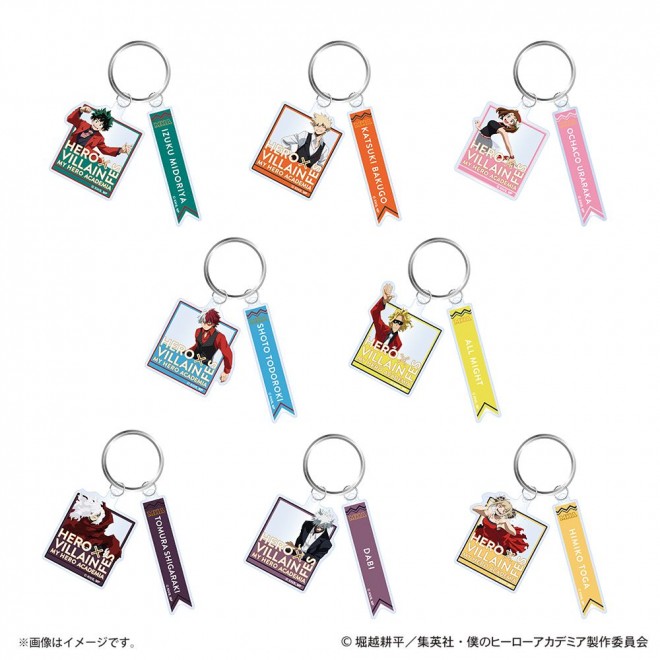 Exclusive goods for My Hero Academia's “Hero × Villain Festival” revealed—featuring newly drawn illustrations of eight major characters