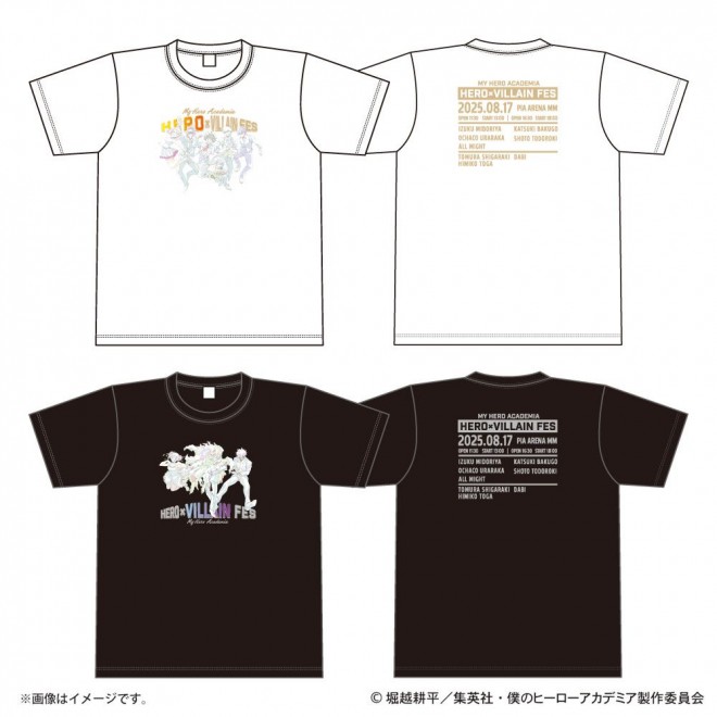 Exclusive goods for My Hero Academia's “Hero × Villain Festival” revealed—featuring newly drawn illustrations of eight major characters