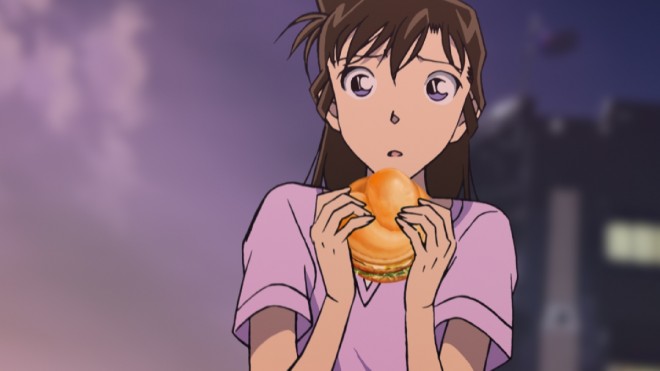 Scene from the "Detective Conan: The Golden Feast" commercial.